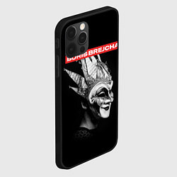 Чехол для iPhone 12 Pro Max Boris Brejcha в маске, цвет: 3D-черный — фото 2