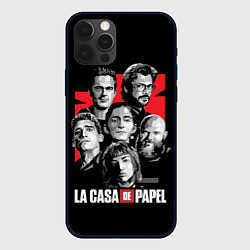 Чехол для iPhone 12 Pro Max Бумажный дом La Casa De Papel, цвет: 3D-черный