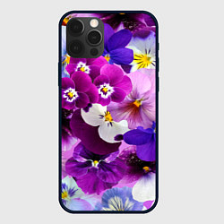 Чехол iPhone 12 Pro Max CHARMING PANSIES