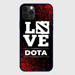 Чехол для iPhone 12 Pro Max Dota Love Классика, цвет: 3D-черный