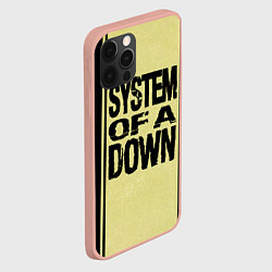 Чехол для iPhone 12 Pro Max System of a Down: 5 Album Bundle, цвет: 3D-светло-розовый — фото 2