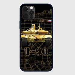 Чехол для iPhone 12 Pro Max T-90M Владимир, цвет: 3D-черный