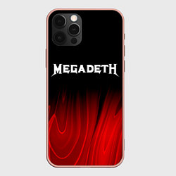 Чехол iPhone 12 Pro Max Megadeth Red Plasma
