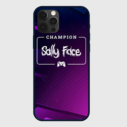 Чехол для iPhone 12 Pro Max Sally Face Gaming Champion: рамка с лого и джойсти, цвет: 3D-черный