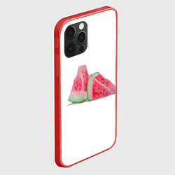 Чехол для iPhone 12 Pro Max Дольки арбуза, цвет: 3D-красный — фото 2