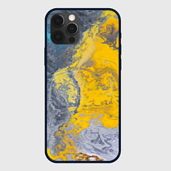 Чехол для iPhone 12 Pro Max Извержение Красок, цвет: 3D-черный