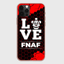 Чехол для iPhone 12 Pro Max FNAF Love Классика, цвет: 3D-светло-розовый