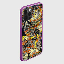 Чехол для iPhone 12 Pro Max Авангардный экспрессивный паттерн Fashion trend, цвет: 3D-сиреневый — фото 2