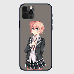 Чехол для iPhone 12 Pro Max Юи Юигахама OreGairu, цвет: 3D-черный