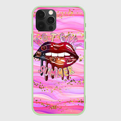 Чехол для iPhone 12 Pro Max HOT GIRL SUMMER, цвет: 3D-салатовый