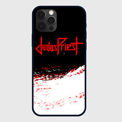 Чехол для iPhone 12 Pro Max Judas Priest текстура, цвет: 3D-черный