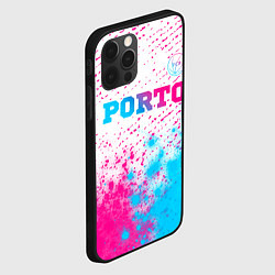 Чехол для iPhone 12 Pro Max Porto Neon Gradient, цвет: 3D-черный — фото 2