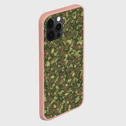 Чехол для iPhone 12 Pro Max Камуфляж цифровой Флора-1 пиксель, цвет: 3D-светло-розовый — фото 2