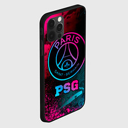 Чехол для iPhone 12 Pro Max PSG - neon gradient, цвет: 3D-черный — фото 2