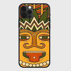 Чехол для iPhone 12 Pro Max Polynesian tiki CHILLING, цвет: 3D-черный