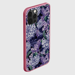 Чехол для iPhone 12 Pro Max Ночная Сирень, цвет: 3D-малиновый — фото 2
