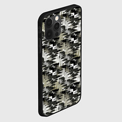 Чехол для iPhone 12 Pro Max Абстрактный камуфляжный, цвет: 3D-черный — фото 2