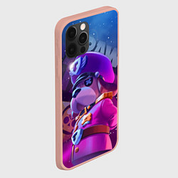 Чехол для iPhone 12 Pro Max Галактический генерал Гавс Brawl Stars, цвет: 3D-светло-розовый — фото 2