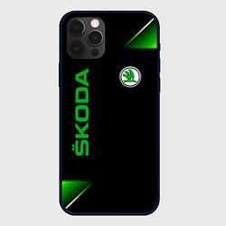 Чехол iPhone 12 Pro Max Skoda Sport Абстракция