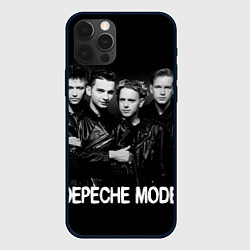 Чехол для iPhone 12 Pro Max Depeche Mode - black & white portrait, цвет: 3D-черный