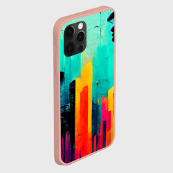 Чехол для iPhone 12 Pro Max Уличный гранж стиль, цвет: 3D-светло-розовый — фото 2
