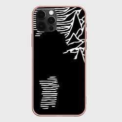 Чехол для iPhone 12 Pro Max Joy Division - неровность горы, цвет: 3D-светло-розовый