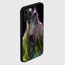 Чехол для iPhone 12 Pro Max Волчица - друид, цвет: 3D-черный — фото 2