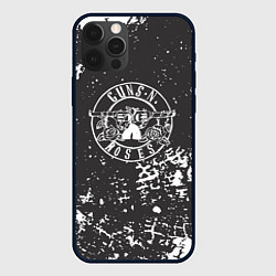 Чехол для iPhone 12 Pro Max Guns-n-roses - краска, цвет: 3D-черный