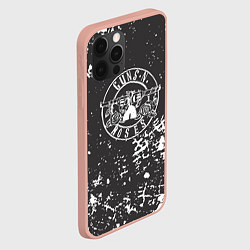 Чехол для iPhone 12 Pro Max Guns-n-roses - краска, цвет: 3D-светло-розовый — фото 2