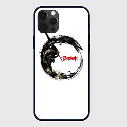 Чехол для iPhone 12 Pro Max Берсерк Гатс В Кругу Змея, цвет: 3D-черный