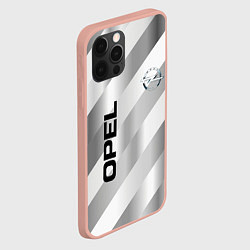 Чехол для iPhone 12 Pro Max Опель - спорт, цвет: 3D-светло-розовый — фото 2