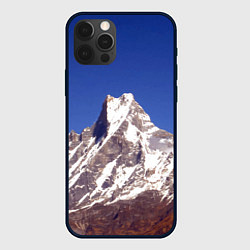 Чехол для iPhone 12 Pro Max Мачапучаре, священная гора - дом бога Шивы, закрыт, цвет: 3D-черный