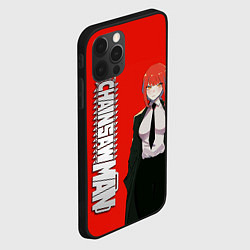 Чехол для iPhone 12 Pro Max Макима детектив - Человек-бензопила, цвет: 3D-черный — фото 2