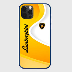 Чехол для iPhone 12 Pro Max Lamborghini : sport, цвет: 3D-тёмно-синий