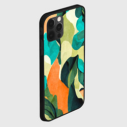 Чехол для iPhone 12 Pro Max Multicoloured camouflage, цвет: 3D-черный — фото 2