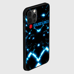 Чехол для iPhone 12 Pro Max Сузуки - абстракция, цвет: 3D-черный — фото 2