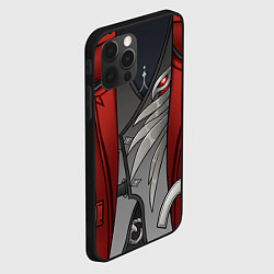 Чехол для iPhone 12 Pro Max Образ Дилюка Алая ночь - Геншин импакт, цвет: 3D-черный — фото 2