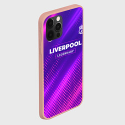Чехол для iPhone 12 Pro Max Liverpool legendary sport grunge, цвет: 3D-светло-розовый — фото 2