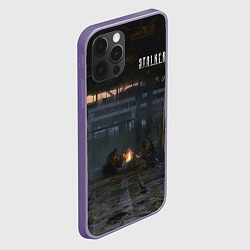 Чехол для iPhone 12 Pro Max STALKER Одиночки В Ангаре, цвет: 3D-серый — фото 2