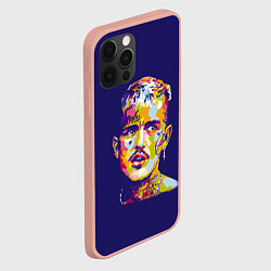 Чехол для iPhone 12 Pro Max Lil Peep Арт, цвет: 3D-светло-розовый — фото 2