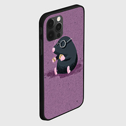 Чехол для iPhone 12 Pro Max Маленький крот, цвет: 3D-черный — фото 2