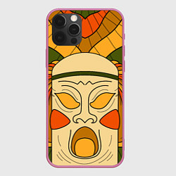 Чехол iPhone 12 Pro Max Polynesian tiki SCREAMY