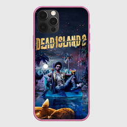 Чехол для iPhone 12 Pro Max Dead island 2 герой в ночи, цвет: 3D-малиновый