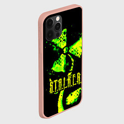 Чехол для iPhone 12 Pro Max Stalker neon flower, цвет: 3D-светло-розовый — фото 2