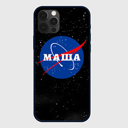 Чехол для iPhone 12 Pro Max Маша Наса космос, цвет: 3D-черный