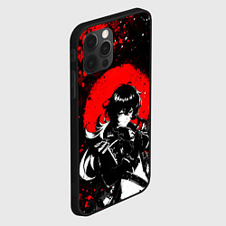 Чехол для iPhone 12 Pro Max Дилюк - Мрачный геншин, цвет: 3D-черный — фото 2