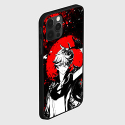 Чехол для iPhone 12 Pro Max Тарталья - Мрачный геншин, цвет: 3D-черный — фото 2