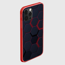 Чехол для iPhone 12 Pro Max Раскаленная броня, цвет: 3D-красный — фото 2