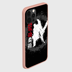 Чехол для iPhone 12 Pro Max Jiu jitsu splashes, цвет: 3D-светло-розовый — фото 2
