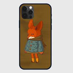 Чехол для iPhone 12 Pro Max Лисичка милашка, цвет: 3D-черный